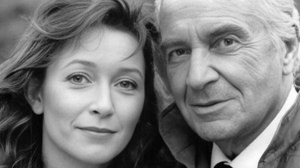 Cherie Lunghi as Natalie Arno with Rossano Brazzi as Sir Manuel Camargue