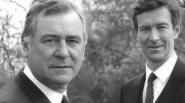 George Baker as Wexford with Christopher Ravenscroft as Burden